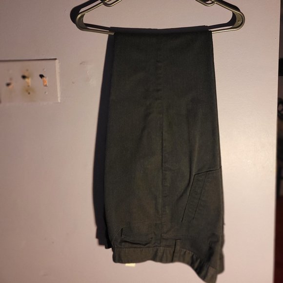 Perry Ellis Adult Wool Pants Charcoal Gray Slim Fit 34X32 - Picture 2 of 2